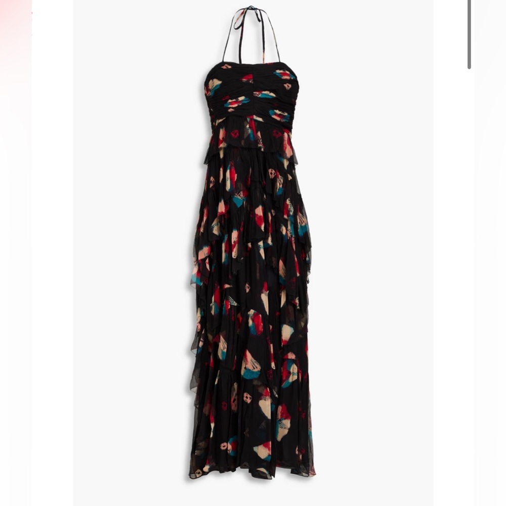 ULLA JOHNSON AVELINE DRESS NOCTURNE  SZ 0